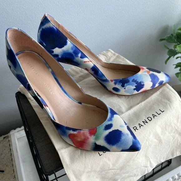 Loeffler Randall Blue and multi colored heels, new - Picture 7 of 7